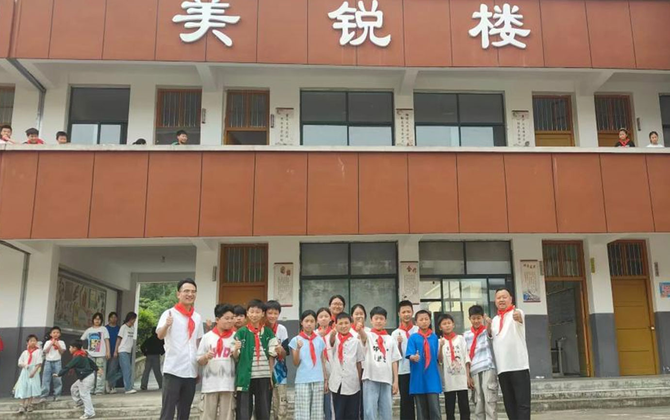健民集团走进河南乡村小学